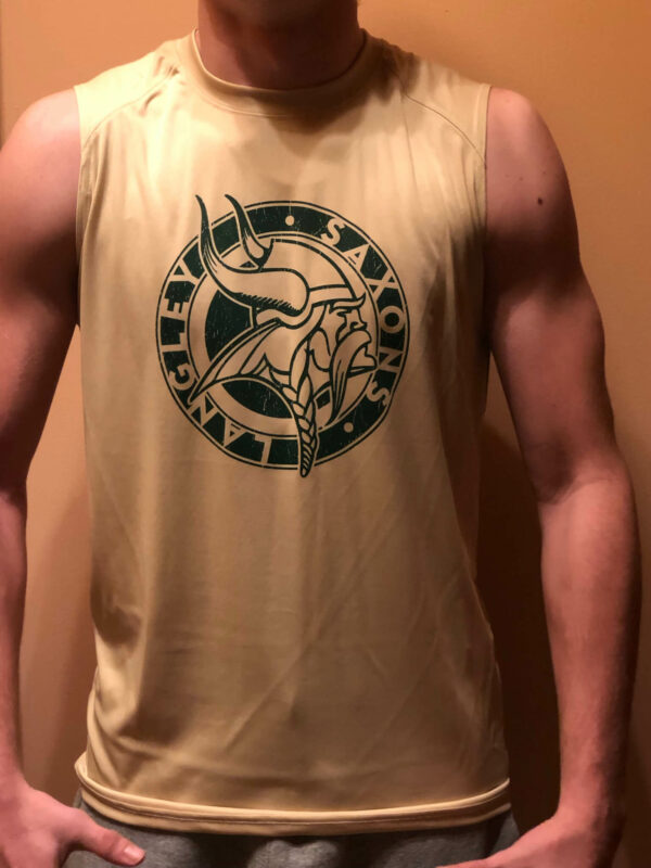 Men’s performance muscle t-shirt -Vegas Gold