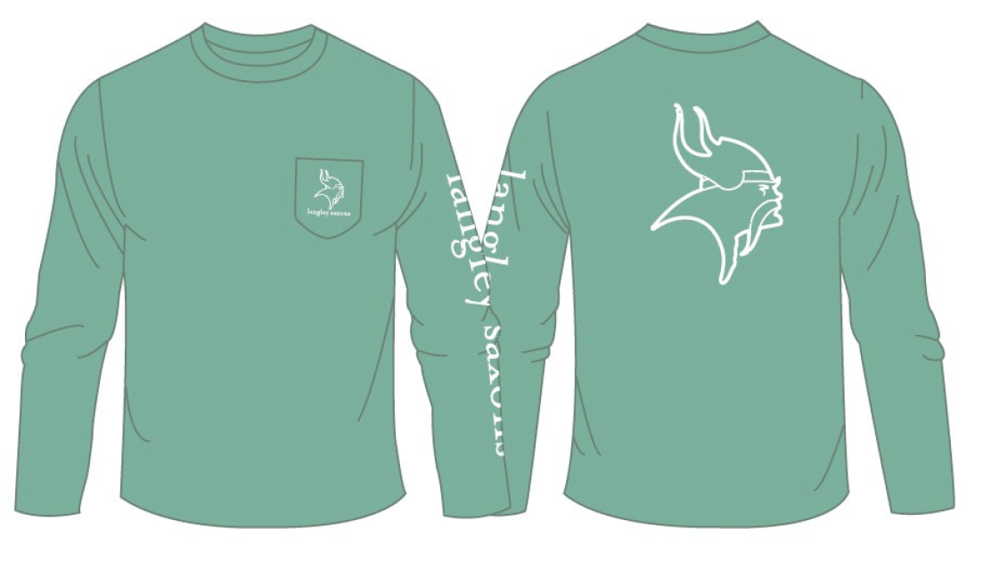 Vineyard Vines Inspired Long Sleeve T - Langley Boosters