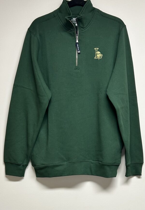 Charles River Crosswind 1/4 zip sweatshirt/Forest Green